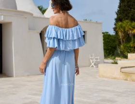 Sukienka Hiszpanka Cocoa Mir Baby Blue